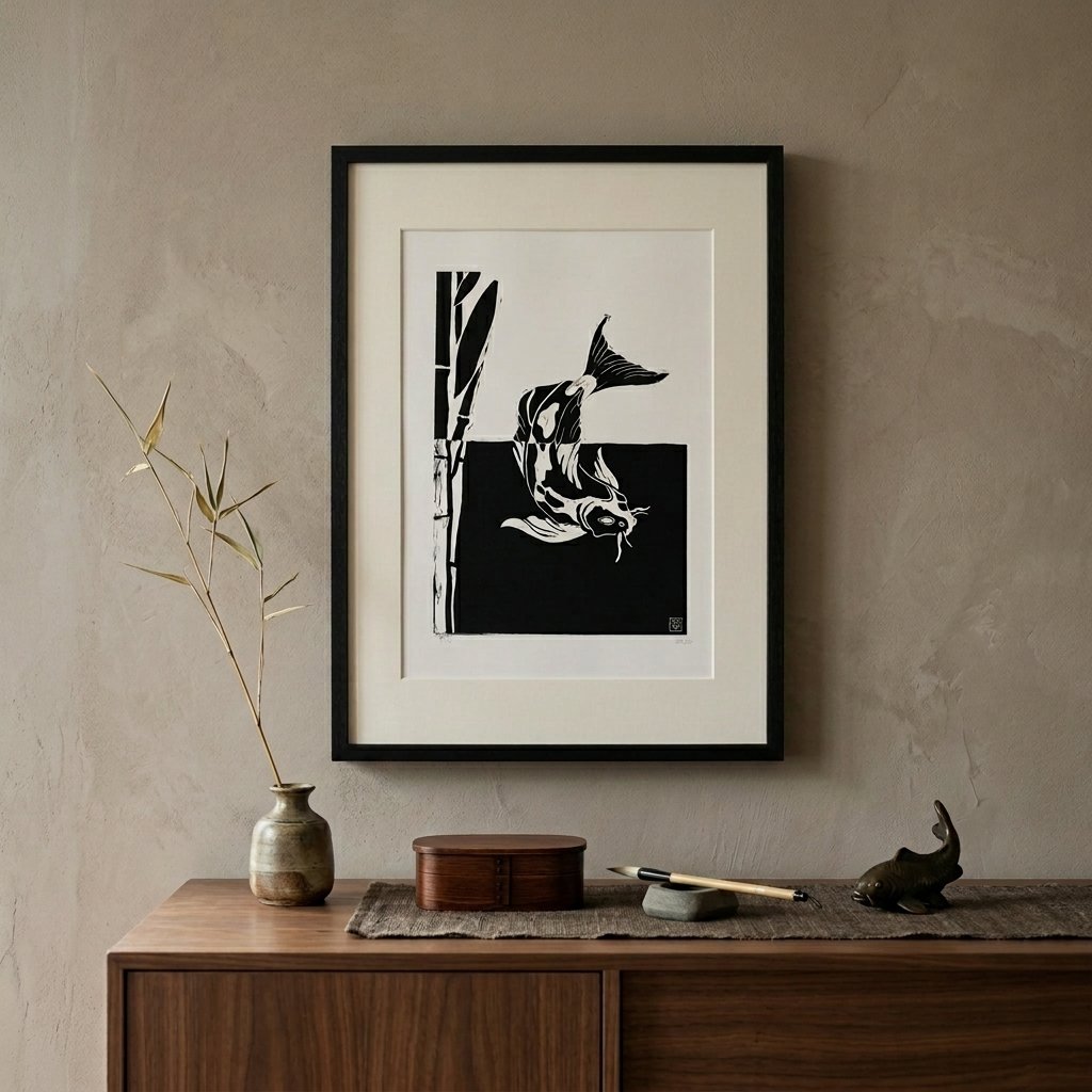Koi & Bamboo