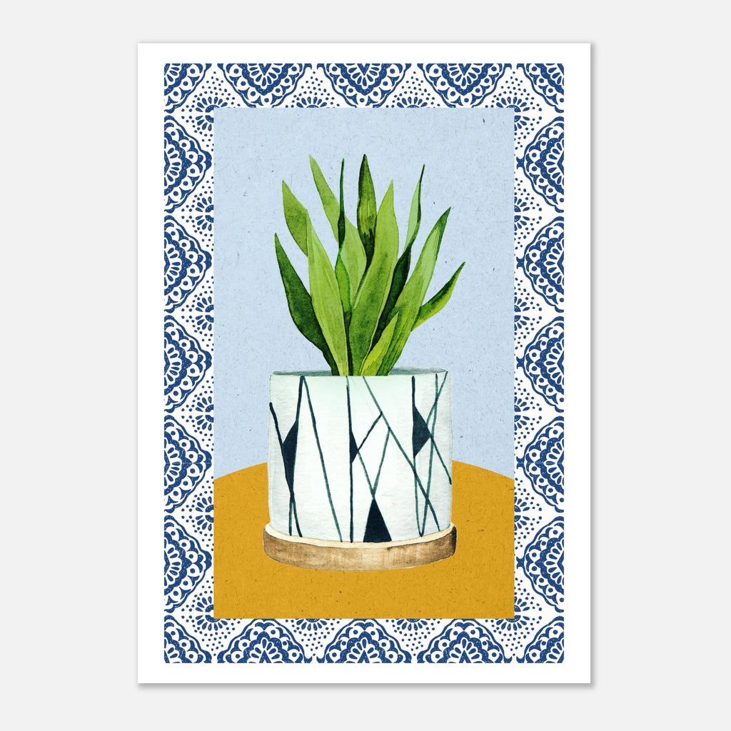 Plant Poster – Boho Home Decor - Paper Boat | Art Prints & Posters